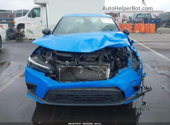 19XFL2H84NE014733 2022 HONDA CIVIC Blue Widok wnętrza z tyłu