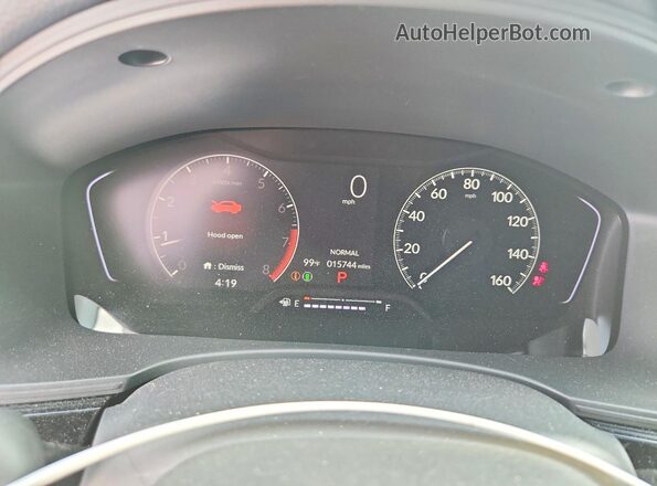 19XFL2H84SE024755 2025 HONDA CIVIC Brown Vista del cuadro de instrumentos
