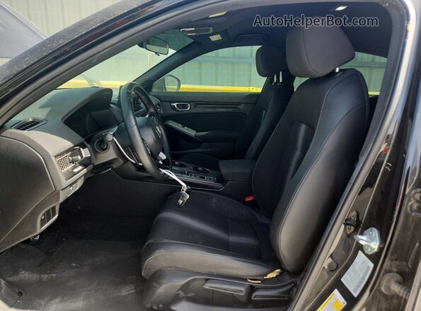 19XFL2H84SE036694 2025 HONDA CIVIC Black წინა სალონის ხედი