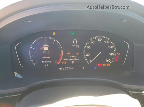 19XFL2H84TE023056 2026 HONDA CIVIC White Instrument cluster view