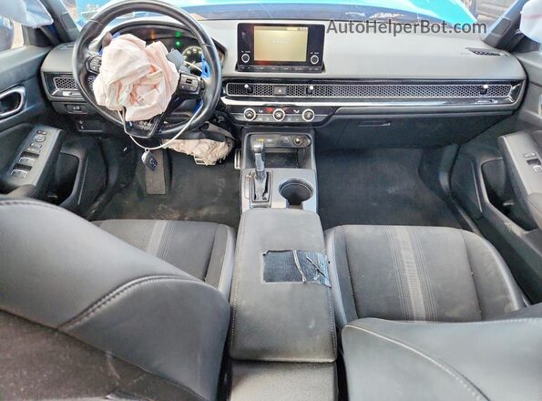 19XFL2H85NE018306 2022 HONDA CIVIC Blue წინა პანელის ხედი
