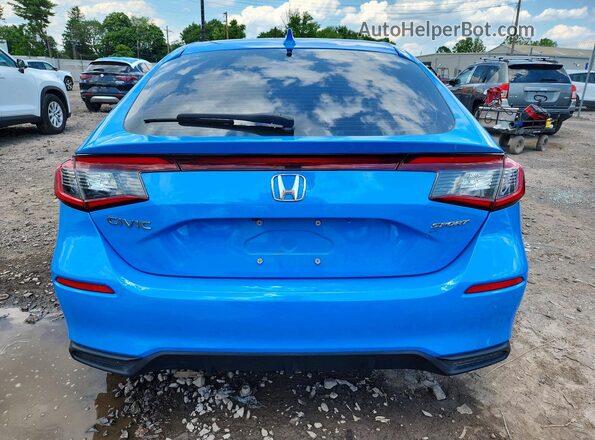 19XFL2H85NE018306 2022 HONDA CIVIC Blue უკანა ხედი