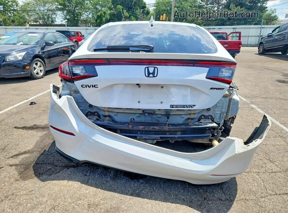 19XFL2H85NE020458 2022 HONDA CIVIC White Vista trasera