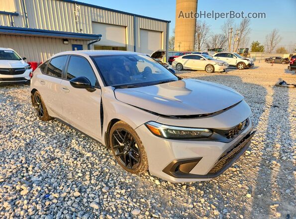 19XFL2H85PE007289 2023 HONDA CIVIC Gray Przód prawy