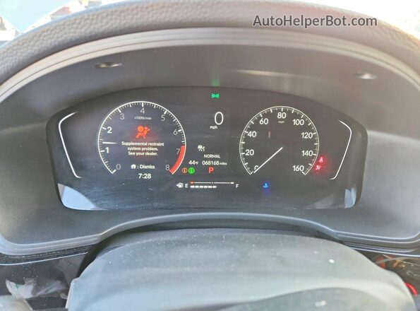 19XFL2H85PE007289 2023 HONDA CIVIC Gray Widok zestawu wskaźników