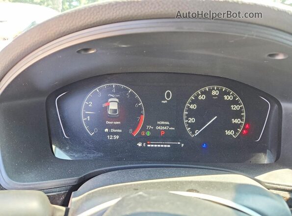 19XFL2H85PE011861 2023 HONDA CIVIC White Vista del cuadro de instrumentos
