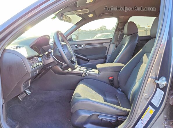 19XFL2H85SE007382 2025 HONDA CIVIC Угольный Вид салона спереди