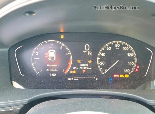 19XFL2H85TE016536 2026 HONDA CIVIC Gray Instrument cluster view