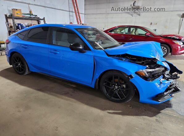 19XFL2H86NE005273 2022 HONDA CIVIC Blue წინა მარჯვენა