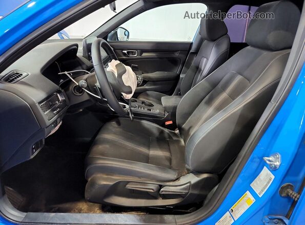 19XFL2H86NE005273 2022 HONDA CIVIC Blue წინა სალონის ხედი
