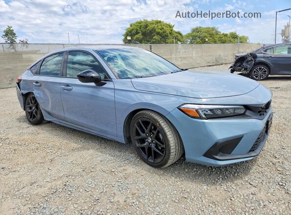 19XFL2H86NE018802 2022 HONDA CIVIC Синий Передняя правая четверть