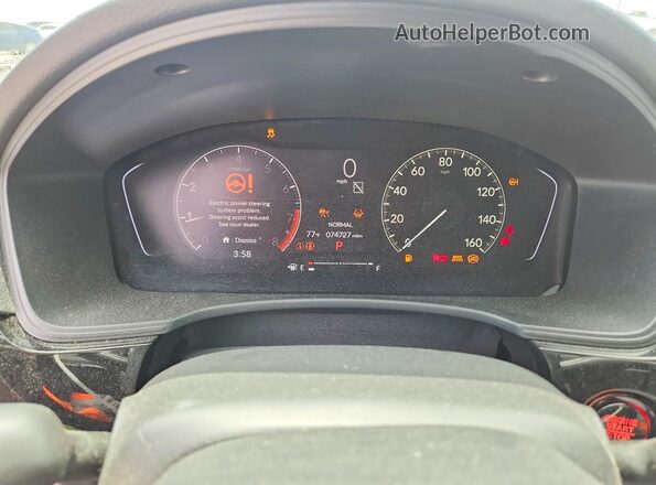 19XFL2H86NE018802 2022 HONDA CIVIC Синий Вид щитка приборов