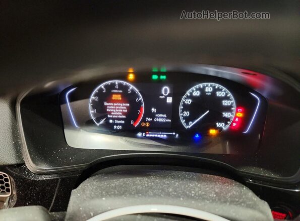 19XFL2H86SE017712 2025 HONDA CIVIC Gray ხელსაწყოთა პანელის ხედი