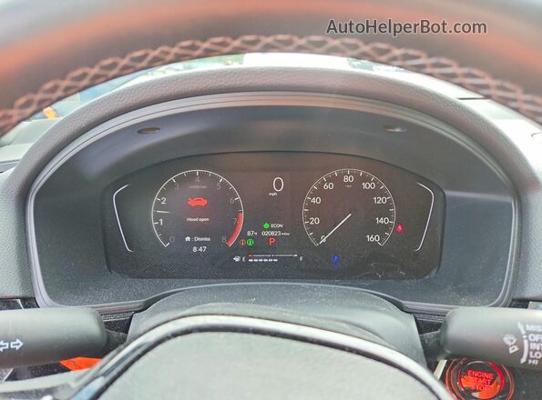 19XFL2H86SE032226 2025 HONDA CIVIC Black Vista del cuadro de instrumentos
