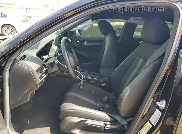 19XFL2H87SE007478 2025 HONDA CIVIC Black Front interior view