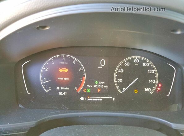 19XFL2H88RE019536 2024 HONDA CIVIC Blue Vista del cuadro de instrumentos