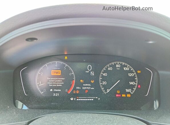 19XFL2H88RE033209 2024 HONDA CIVIC Blue ხელსაწყოთა პანელის ხედი