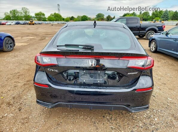 19XFL2H88SE001608 2025 HONDA CIVIC Black უკანა ხედი