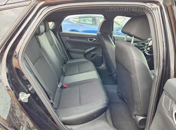 19XFL2H88SE001608 2025 HONDA CIVIC Black უკანა სავარძლების ხედი