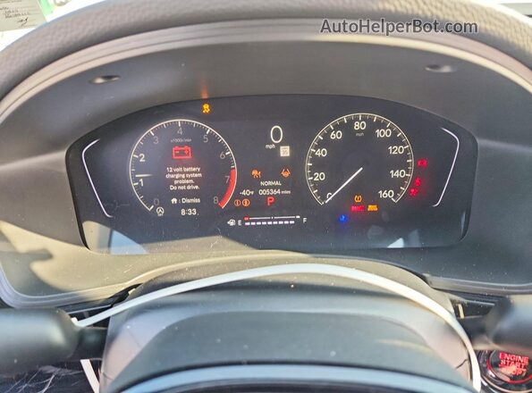 19XFL2H88SE033636 2025 HONDA CIVIC White ხელსაწყოთა პანელის ხედი