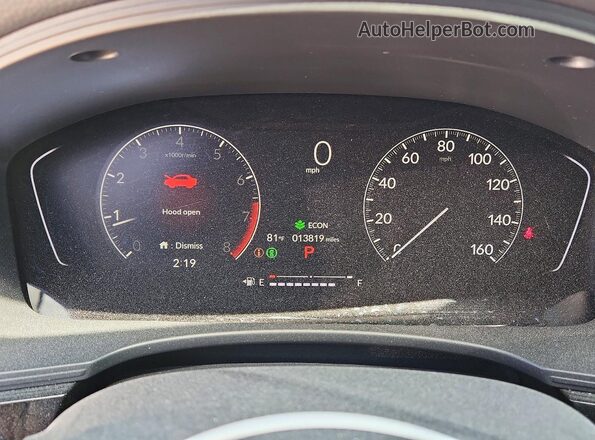 19XFL2H89TE002364 2026 HONDA CIVIC Black Սարքավորումների վահանակի տեսք