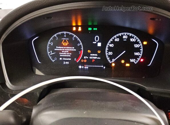 19XFL2H8XNE023629 2022 HONDA CIVIC Gray Widok zestawu wskaźników