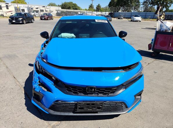 19XFL2H8XNE024392 2022 HONDA CIVIC Blue Front view