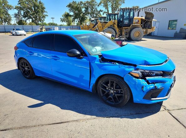 19XFL2H8XNE024392 2022 HONDA CIVIC Blue Front right