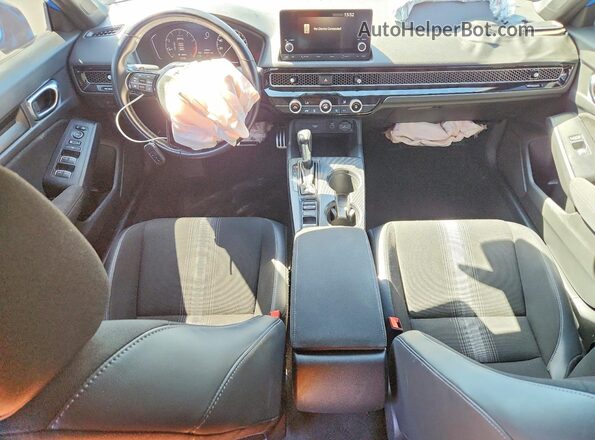 19XFL2H8XNE024392 2022 HONDA CIVIC Blue Dashboard view
