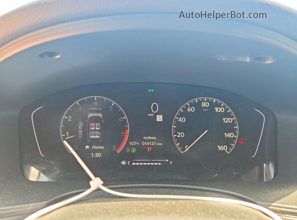 19XFL2H8XRE042185 2024 HONDA CIVIC Blue ხელსაწყოთა პანელის ხედი