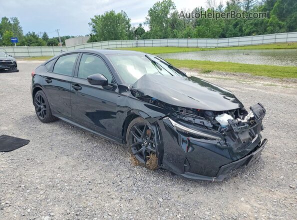 19XFL2H8XSE035842 2025 HONDA CIVIC Black წინა მარჯვენა