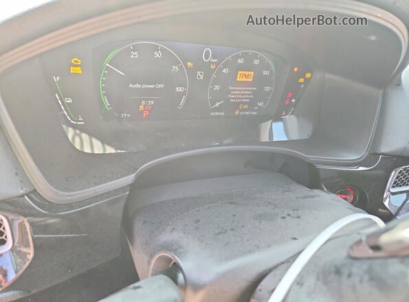 19XFL4H92TE009919 2026 HONDA CIVIC Gray ხელსაწყოთა პანელის ხედი
