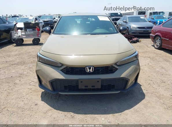 19XFL4H97SE010868 2025 HONDA CIVIC Beige Vista del cuadro de instrumentos