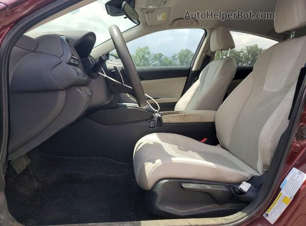 19XZE4F17KE006629 2019 HONDA INSIGHT Red Vista interior delantera