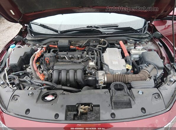 19XZE4F51KE033246 2019 HONDA INSIGHT Maroon Vista trasera