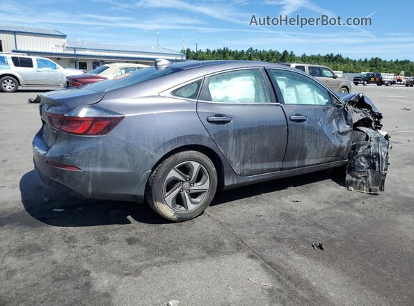 19XZE4F52KE018867 2019 HONDA INSIGHT Gray უკანა მარჯვენა