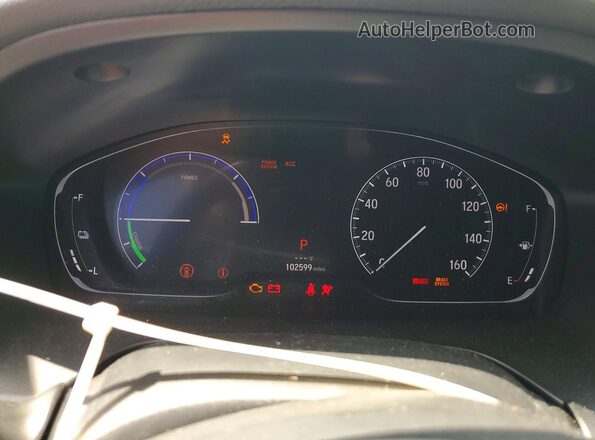 19XZE4F52ME010612 2021 HONDA INSIGHT Серый Вид щитка приборов