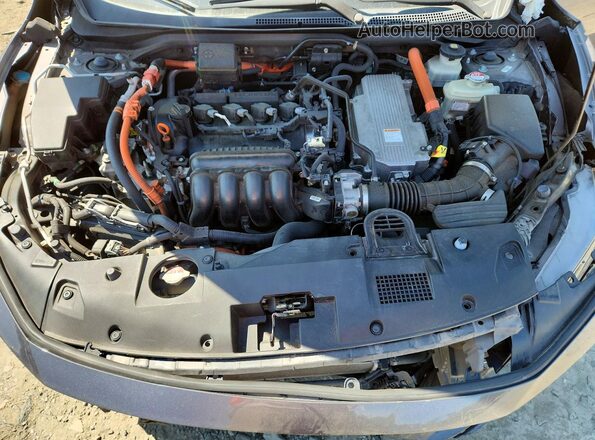 19XZE4F52ME010612 2021 HONDA INSIGHT Серый Вид задней части салона