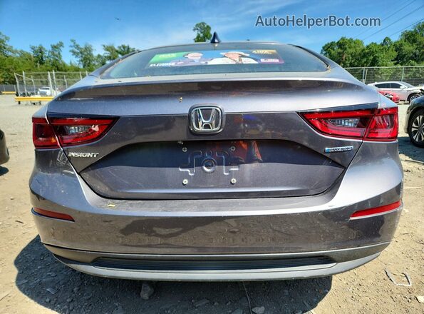 19XZE4F52ME010612 2021 HONDA INSIGHT Серый Вид сзади