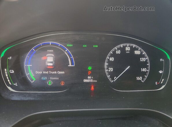 19XZE4F52NE007369 2022 HONDA INSIGHT White Вид щитка приладів