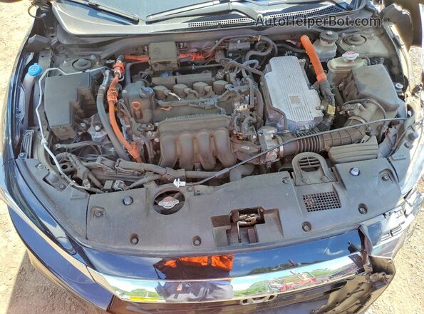 19XZE4F52NE013723 2022 HONDA INSIGHT Black Widok wnętrza z tyłu