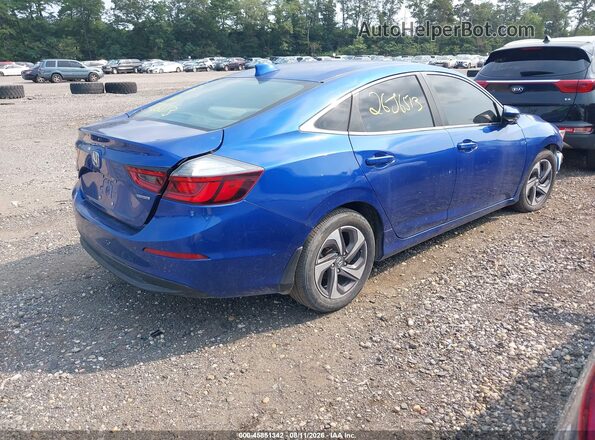 19XZE4F53KE023219 2019 HONDA INSIGHT Blue Trasero derecho