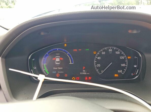 19XZE4F53LE012013 2020 HONDA INSIGHT Blue Vista del cuadro de instrumentos