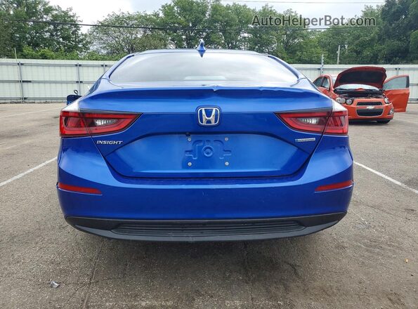 19XZE4F53LE012013 2020 HONDA INSIGHT Blue Vista trasera