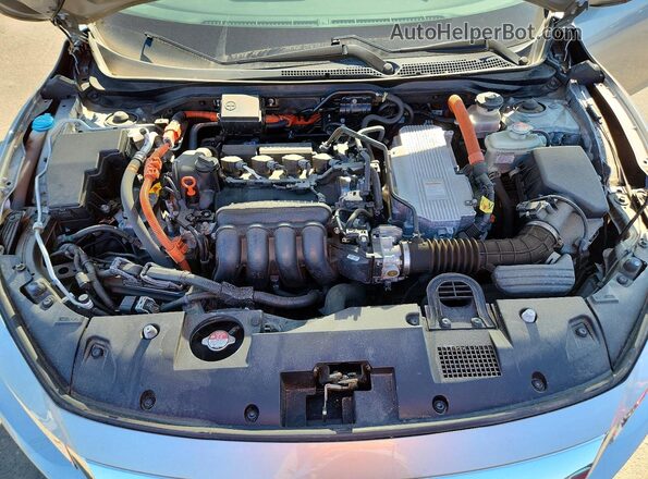19XZE4F53ME009291 2021 HONDA INSIGHT Серебряный Вид задней части салона
