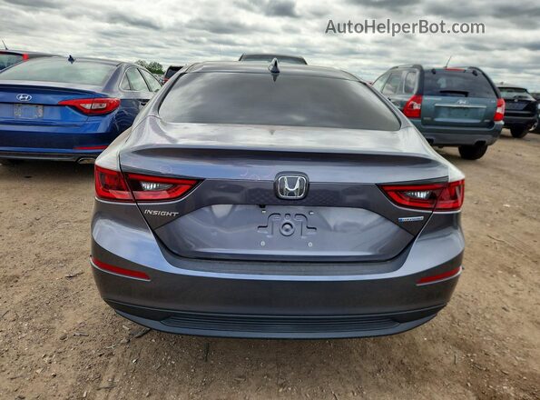 19XZE4F53ME010814 2021 HONDA INSIGHT Gray Rear view