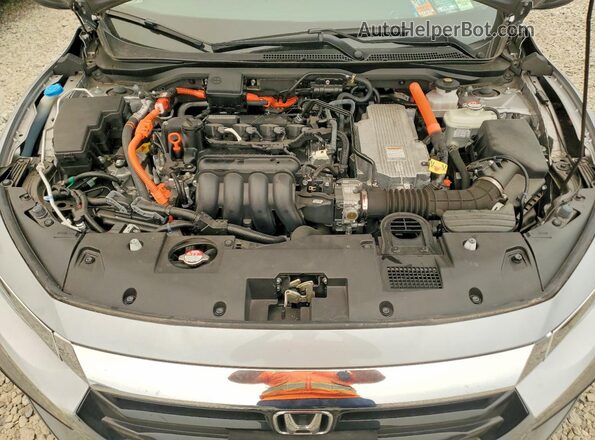 19XZE4F54LE007631 2020 HONDA INSIGHT Серебряный Вид задней части салона