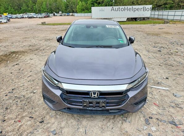19XZE4F54LE008634 2020 HONDA INSIGHT Gray Widok z przodu