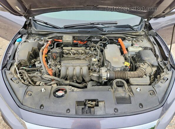 19XZE4F54LE008634 2020 HONDA INSIGHT Gray Widok wnętrza z tyłu