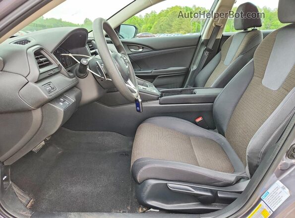 19XZE4F54LE008634 2020 HONDA INSIGHT Gray Widok wnętrza z przodu